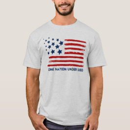 En nation under Gud Patriotic T Shirt