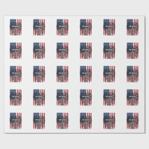 En nation under Gud Patriotiskt kors vingar skjort Presentpapper