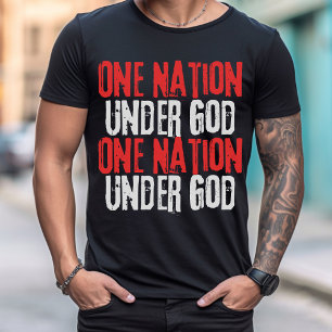 En nation under gud, politisk TTE T Shirt