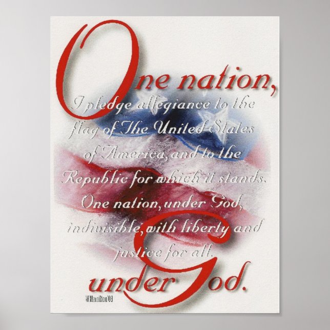 En nation under Gud poster (Framsidan)