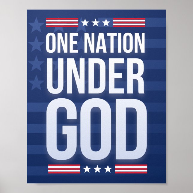 En nation under Gud Poster (Framsidan)