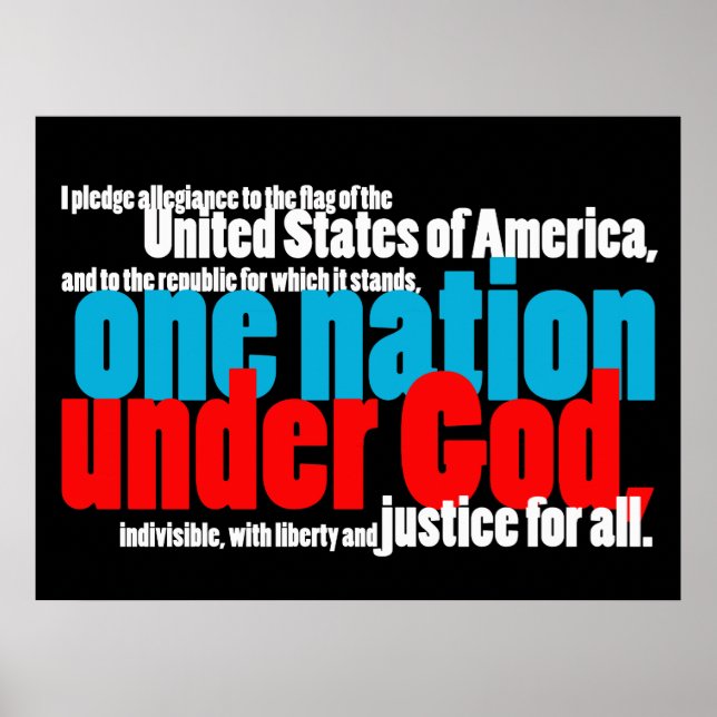 En nation under Gud Poster (Framsidan)