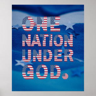 En nation under Gud. Poster