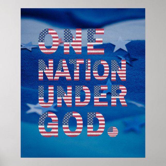 En nation under Gud. Poster (Framsidan)