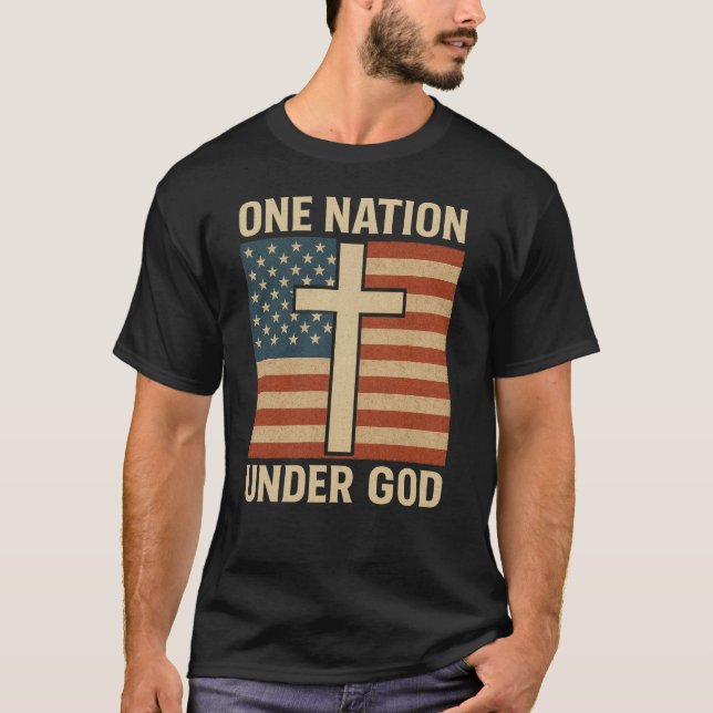 En nation under Gud T Shirt (Framsida)