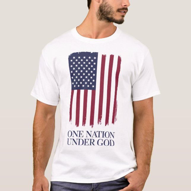 En nation under Gud T Shirt (Framsida)