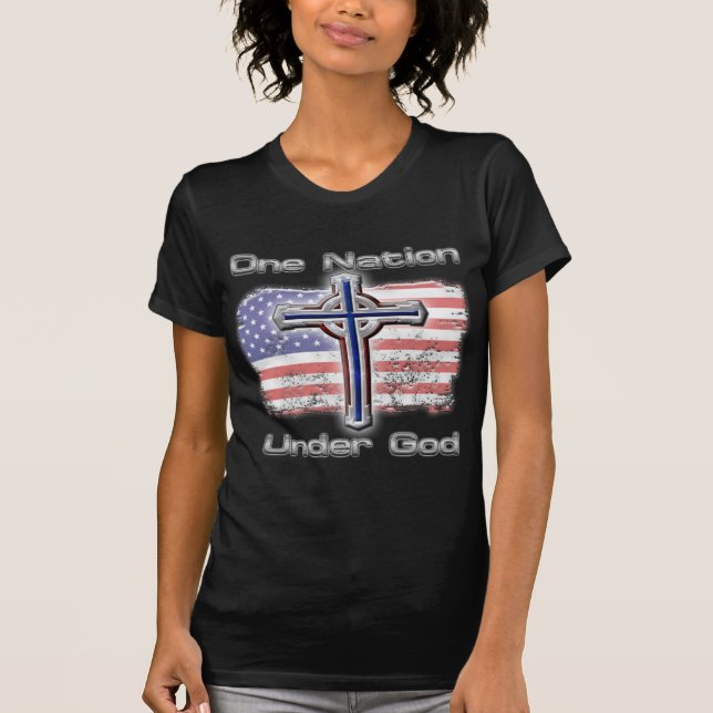 En nation under gud t-shirt (Framsida)
