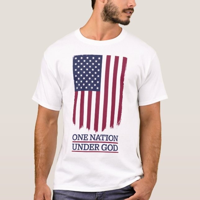 En nation under Gud T Shirt (Framsida)