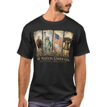 En nation under Gud USA Patriot Veteran Kristen