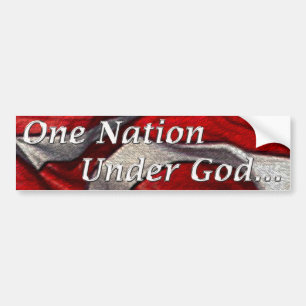En nation under gudbildekal bildekal