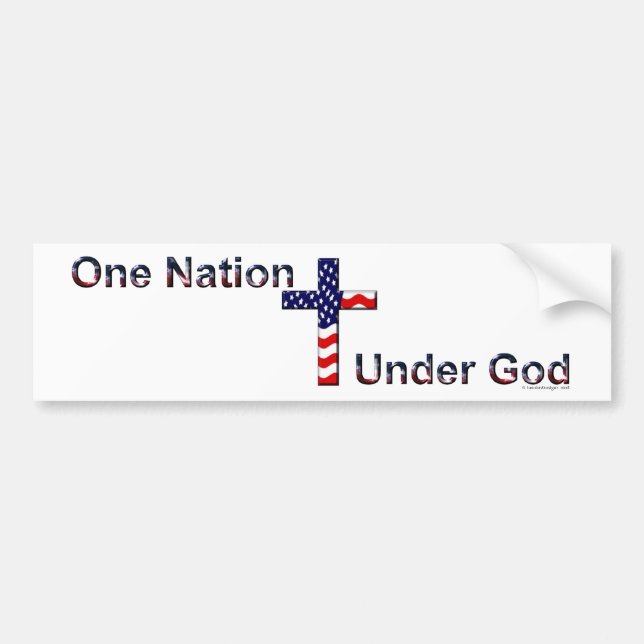 En nation under gudbildekal bildekal (Framsidan)