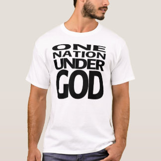 En nation under guden - vitskjorta tee