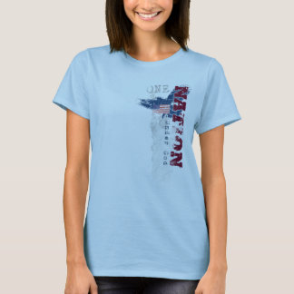 En nation under gudGrungekvinna T-tröja T-shirt