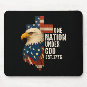 En nation under Guds Flagga 4 juli Patriotic Ch Musmatta