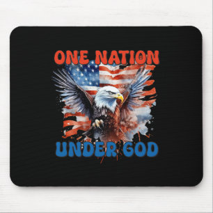 En nation under Guds Flagga 4 juli Patriotic Ch Musmatta