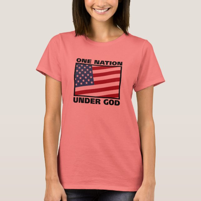 En nation under guds t-shirt (Framsida)