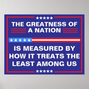 En nations storhet Politisk Poster