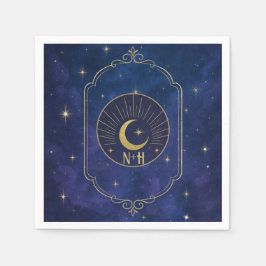 En natt bland stjärnorna Celestiala himlar Bröllop Pappersservett