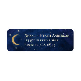 En natt bland stjärnorna Celestiala himlar Bröllop Returadress Etikett