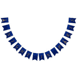 En natt i baner för Paris partyBunting Vimplar