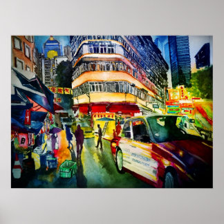 En natt i hong kong poster