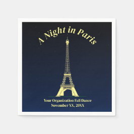 En natt i Paris Pappersservett