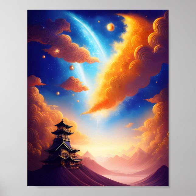 En natt i Stars Poster (Framsidan)