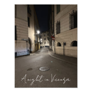 En natt i Vicenza Fototryck