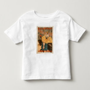 En natt på den sceniska lekaffischen för cirkus tee shirt