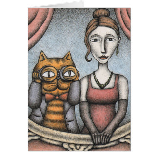 "En natt på Opera'en Hälsningskort