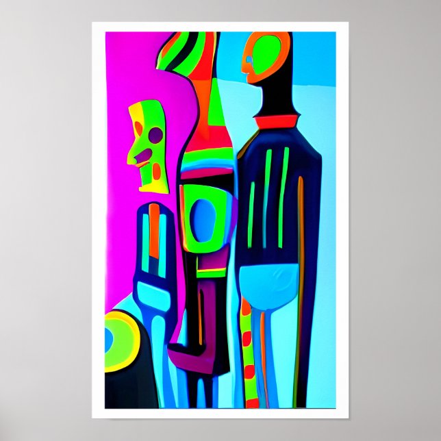 En natt på teatern poster (Framsidan)