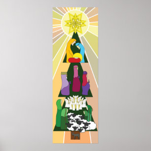 En natt till skillnad från andra Julgranar Poster