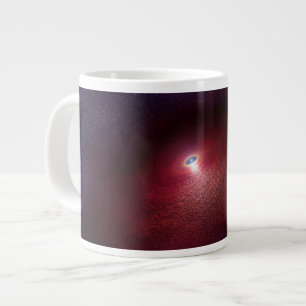 En Neutron-stjärna med en skiva av varm damm. Jumbo Mugg