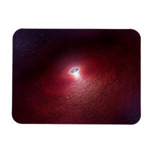 En Neutron-stjärna med en skiva av varm damm. Magnet