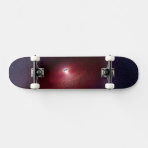 En Neutron-stjärna med en skiva av varm damm. Mini Skateboard Bräda 18,5 Cm