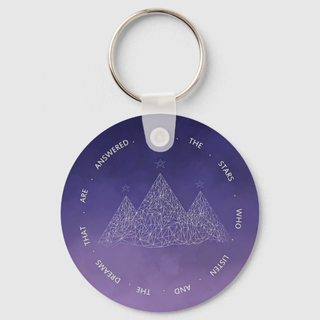 EN NIGHTCOURT KEYCHAIN FOR ACOTAR FLÄKT NYCKELRING (Framsida)