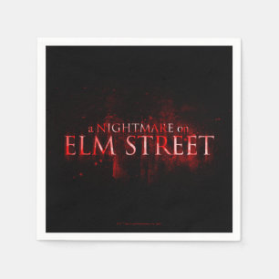 En Nightmare på Elm Street Blodig text Pappersservett
