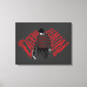 En Nightmare på Elm Street Dream Demon Freddy Canvastryck