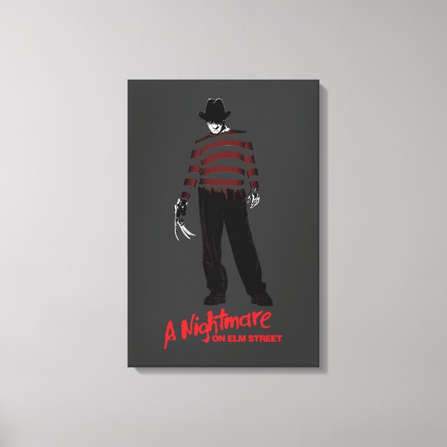 En Nightmare på Elm Street | Freddy Krueger Canvastryck (Framsida)