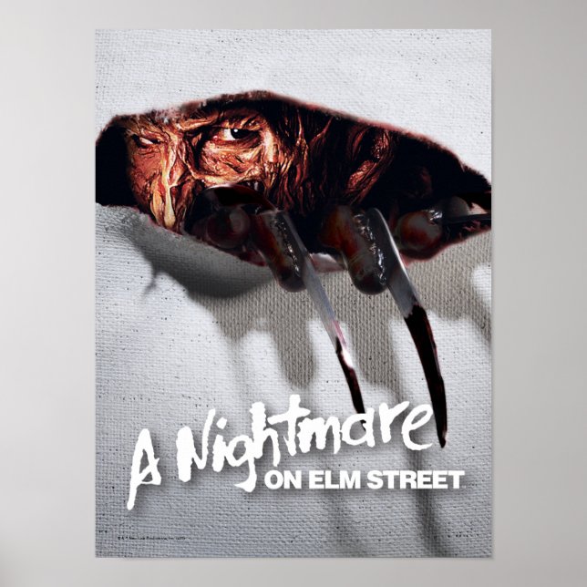 En Nightmare på Elm Street | Freddy Krueger Peekin Poster (Framsidan)