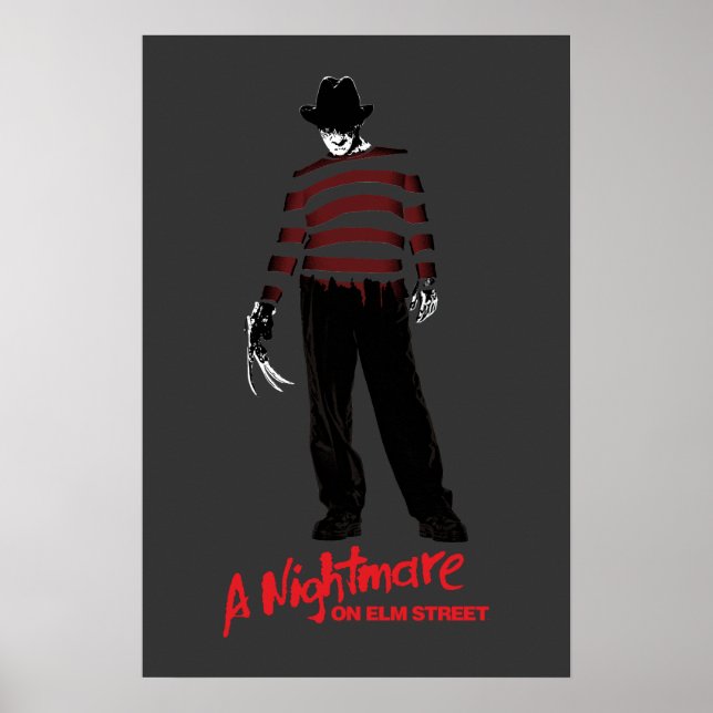 En Nightmare på Elm Street | Freddy Krueger Poster (Framsidan)