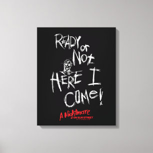 En Nightmare på Elm Street   Här i Komen Canvastryck