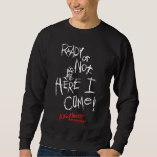 En Nightmare på Elm Street Här i Komen Lång Ärmad Tröja