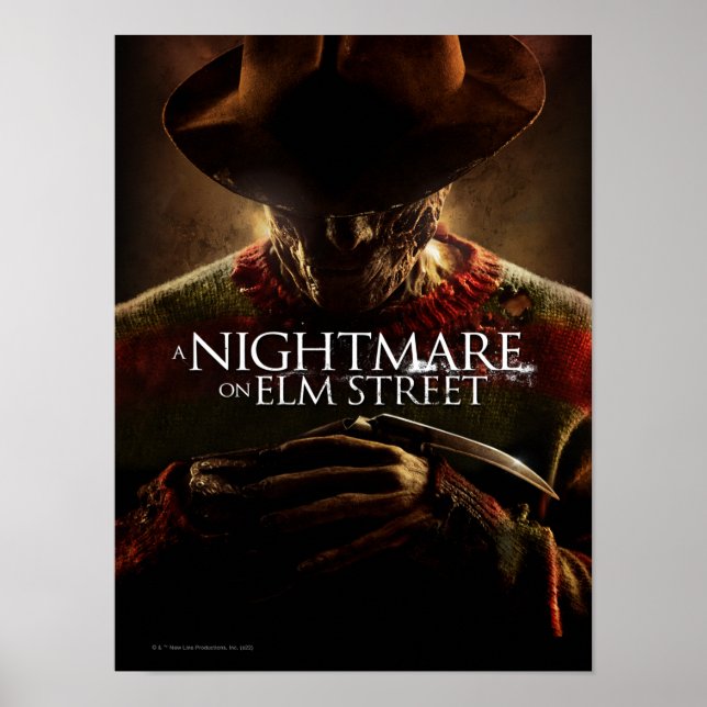 En Nightmare på Elm Street | Poster film (Framsidan)