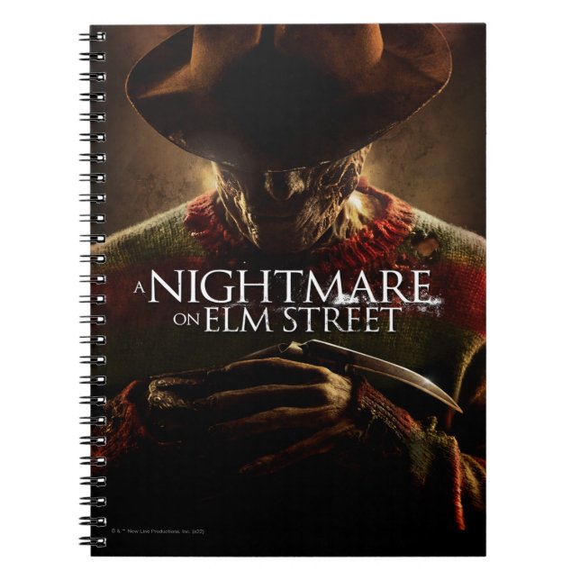 En Nightmare på Elm Street | Poster film Anteckningsbok (Framsidan)