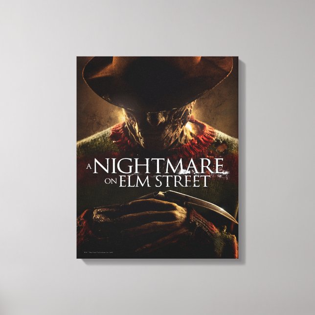 En Nightmare på Elm Street | Poster film Canvastryck (Framsida)