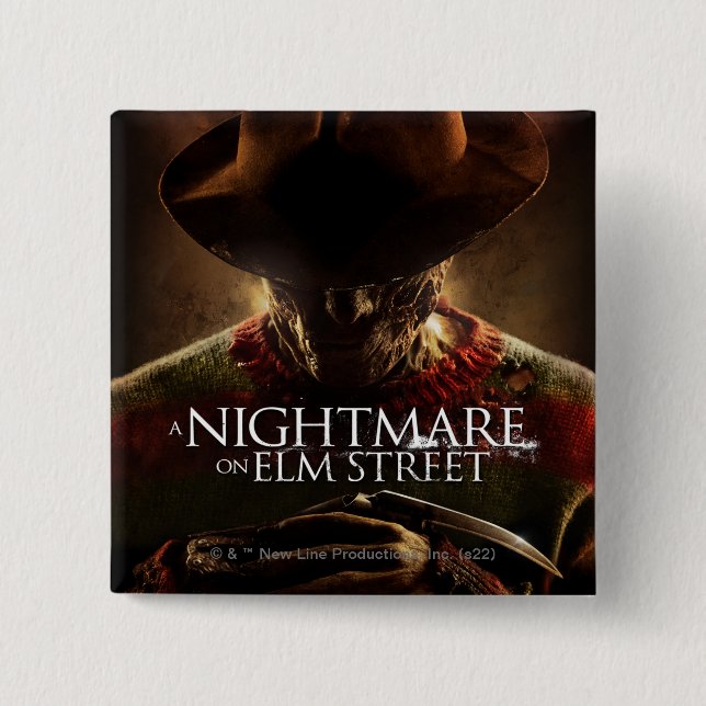 En Nightmare på Elm Street | Poster film Knapp (Framsida)