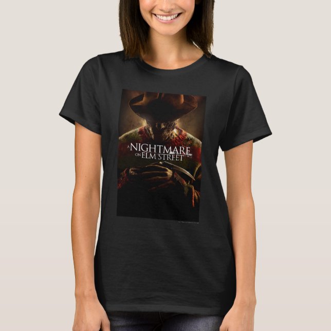 En Nightmare på Elm Street | Poster film T Shirt (Framsida)