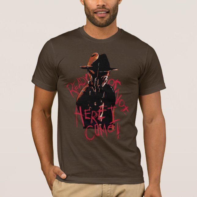 En Nightmare på Elm Street | Redo eller ej T Shirt (Framsida)