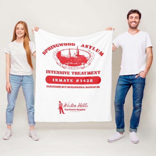 En Nightmare på Elm Street | Springwood Asylum Fleecefilt (På plats)